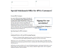 Tablet Screenshot of 4psa.soholaunch.com