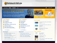 Tablet Screenshot of addons.soholaunch.com
